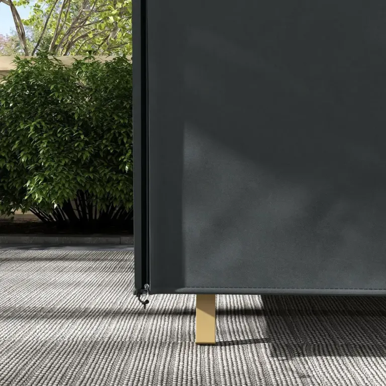 Skyddsöverdrag för Trädgårdsgunga Svart 220 x 125 x 172 cm