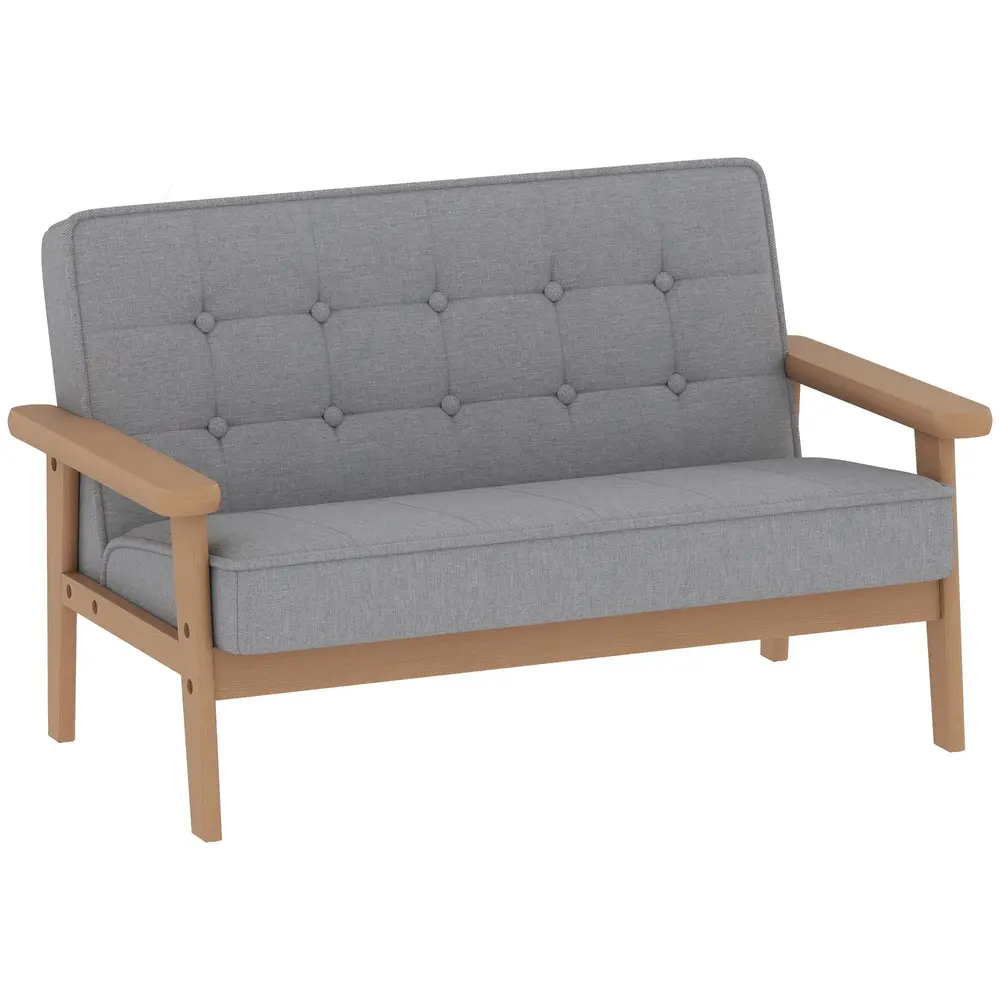 Barnfåtölj Barnsoffa med Träram Sammetslook Klädd för