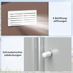 Verktygsbod Trädgårdsbod med Taktak Brun av Galvaniserat Stål för Trädgård Skjul med Skjutdörr 12,4 m² 340 x 386 x 200 cm