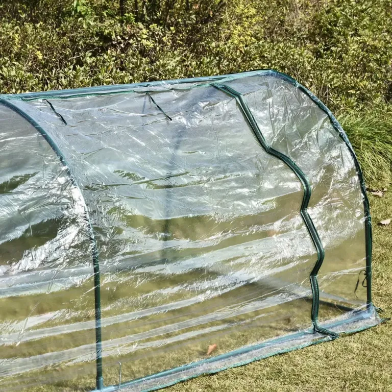 Växthus med Dörr Kallram Stål 250 x 100 x 80 cm