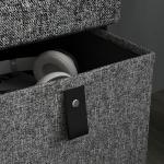 Sittbänk med 6 Skofack och Vadderad Sits i Linneoptik för Hall och Entré Ergonomisk och Stabil Grå MDF och Tyg för Hemmet