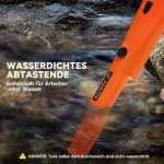 Metalldetektor Bärbar Pekare med LED Indikator Orange av Plast för Jakt och Reliker Vattentät Metalldetektor med Spole