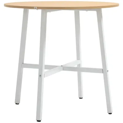 Matbord i Industriell Stil Rustik Brun 120 cm, Natur