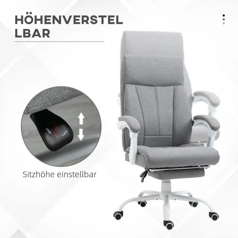 Kontorsstol Svart av Tyg och Metall
