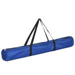 Slalomhinder för Agilityträning, Justerbara Slalompinnar med Bärväska, Rolig Aktivitet för Hundar i Trädgården, Vit/Blå, 305 x 60 x 94 cm
