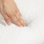 Öronlappsfåtölj Vingstol Vit av Sherpa och Stål för Vardagsrum Bekväm Fåtölj med Pall