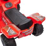Elektrisk Fyrhjuling för Barn, Tuff ATV med LED-Ljus och Stora Hjul, Rolig Leksaksbil för Utomhuslek, Rosa, 70 x 42 x 45 cm, 18-36 månader