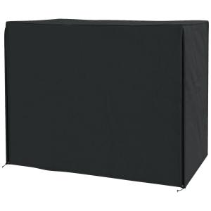 Skyddsöverdrag för Trädgårdsgunga Svart av Oxford Tyg för Utemöbler Vattentätt med UV-Skydd Hållbart 220 x 125 x 172 cm
