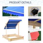 Elektrisk Helkassettmarkis med Fjärrkontroll, Motordrivet Solskydd med LED-Belysning, Robust Aluminiumkassett för Terrass, Mörkgrå, 4 x 3 m