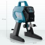 Färgspruta Elektrisk Blå Plast för Målning Färgsprutsystem 700W Högtryck med Behållare 200 bar 33x26x41 cm