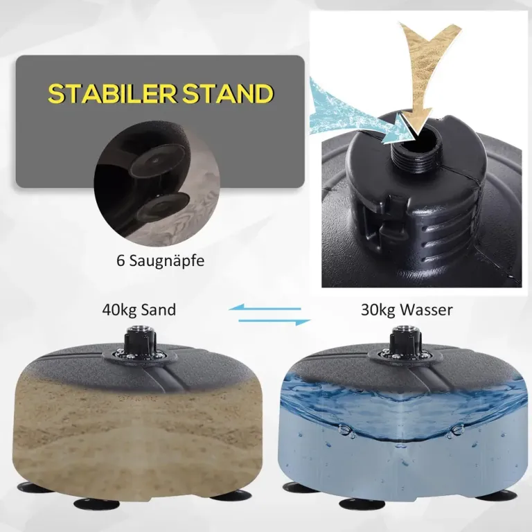 Stansboll Boxningssäck Röd av Plast och Metall 136-154 cm