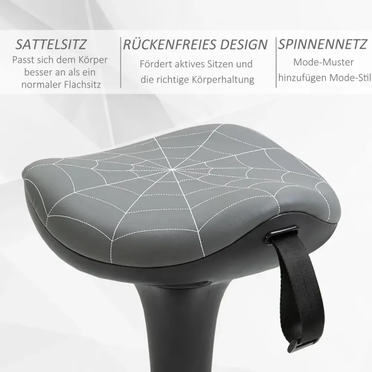Ergonomisk Kontorspall med Vridfunktion 65,5–83,5 cm
