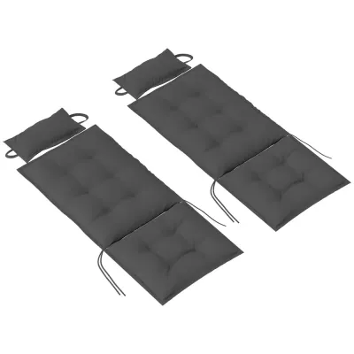 Set 2 Kuddar för Solstolar 50 x 116 x 5 cm
