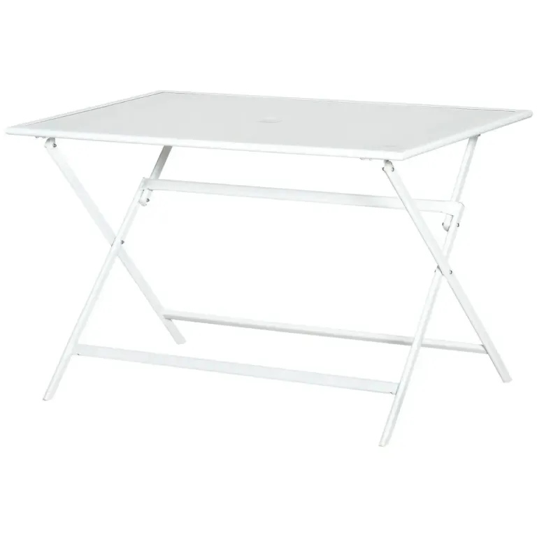 Hopfällbart Trädgårdsbord i Trä Praktiskt 110 x 70 x 70 cm