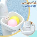 Balanscykel med Justerbar Sits och Whisper-hjul, för 1–3 År, upp till 20 kg, Grön/Vit