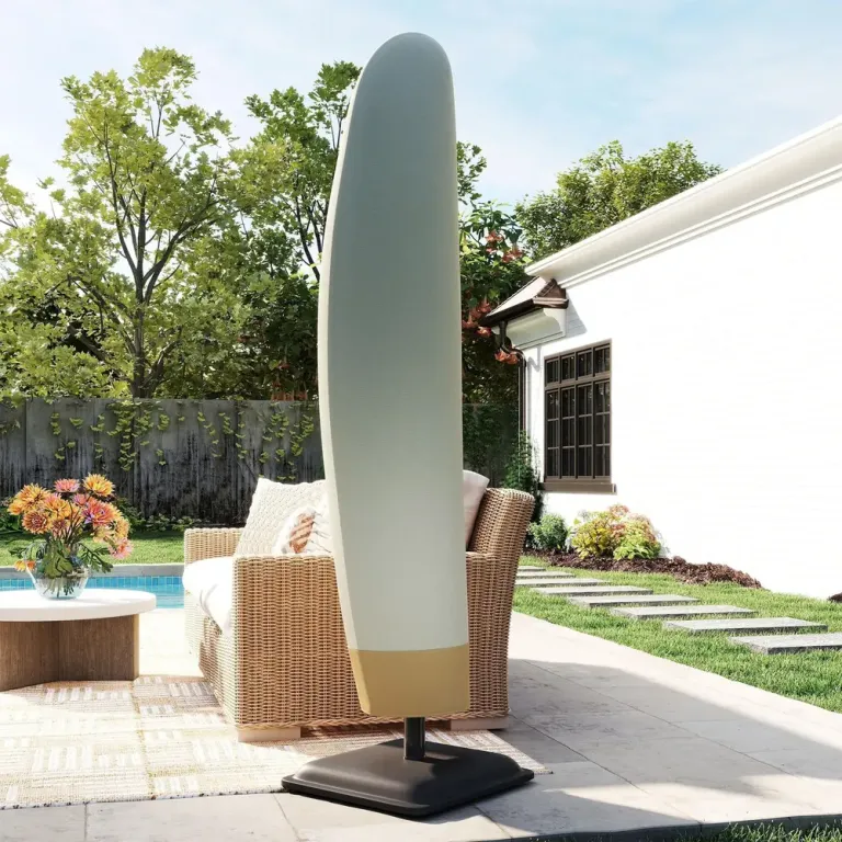 Parasollskydd Ø400 cm Oxfordtyg 220 x 56 cm