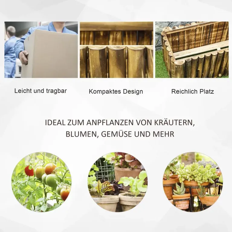 Odlingskrage Upphöjd Blomsterbädd Plantering