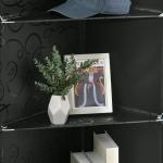 Garderob Förvaringshylla med 16 Fack Svart av Plast och Metall för Kläder och Skor DIY Kubhylla med 2 Stavar 145 x 46 x 162 cm
