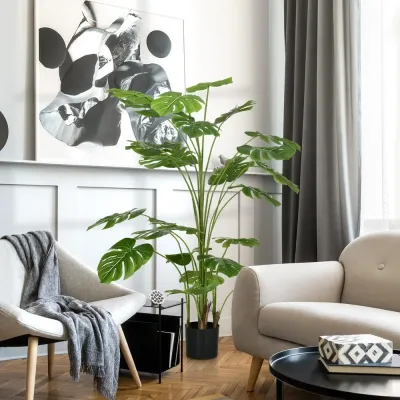 Konstgjord Växt Monstera Grön av Plast Konstträd 180 cm