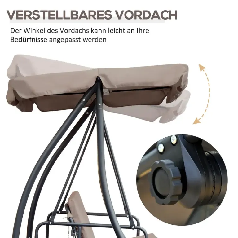 Hammock 3-Sits 2-i-1 200 x 125 x 170 cm