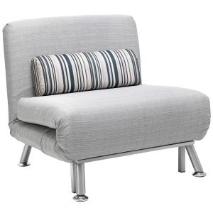 Hopfällbar Gästsäng med Madrass Extrasäng på Hjul Stabil Metallram Grå Vit 75 X 70 X 75 Cm