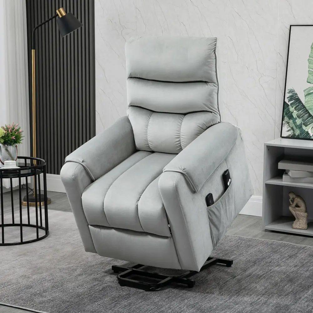 Elektrisk Massagestol med Uppresningshjälp TV-Fåtölj