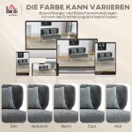 Soffa 2-sits Grå Chenille och Trä för Vardagsrum Liten Soffa med Hög Rygg och Mjuk Sits Modern Design