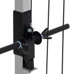 Crossover Fitness Rack med Kabeldragsystem, för 1–2 Personer, Stål, Plast, Svart