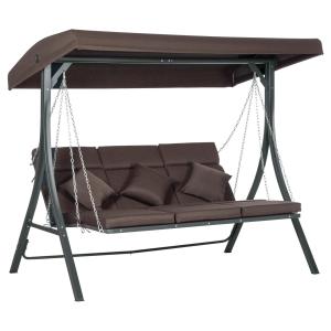 Trädgårdsskåp Utrustningsskåp Mörkgrå av Gran för Trädgård och Förvaring med Dubbeldörr och 2 Fack Väderbeständigt 74 x 43 x 88 cm