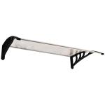 Entrétak Transparent Polykarbonat Robust Skärmtak med UV-Skydd Effektivt Väderskydd Klar 120 X 75 Cm