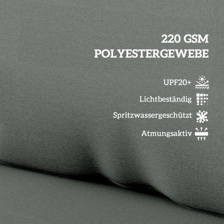 Palldynor 2-Pack Sitt- och Ryggdyna 120 X 80 cm, Mörkgrå