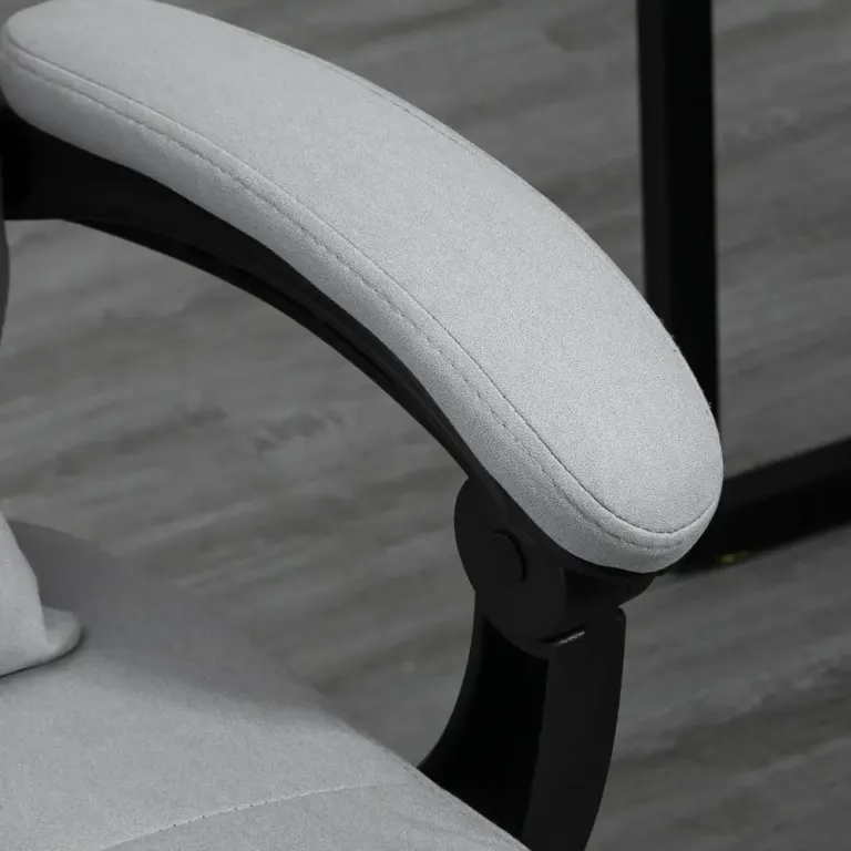 Kontorsstol Massagestol Grå av Tyg och Metall Ergonomisk
