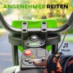 Elmotorcykel för Barn, 12V, med Musik och Träningshjul, 3–6 År, Grön