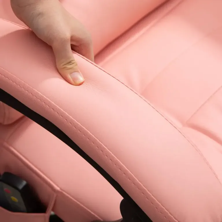 Kontorsstol Ergonomisk 7-Punktsmassage Rosa