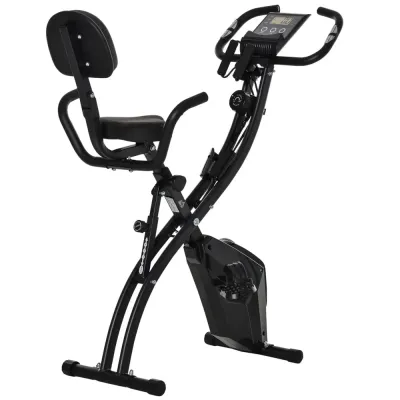 Motionscykel 2 i 1 Cykeltränare Hemmatränare Hopfällbar 8