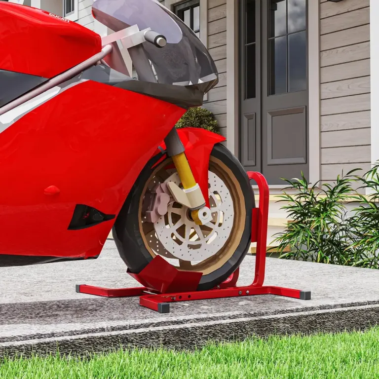 Motorcykelstöd för 17–21" / 430–530 Mm Framhjul
