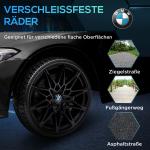 Elbil för Barn BMW M4 med Ljud och Ljus inkl Fjärrkontroll för Lek Hållbar och Säker Svart Plast för Barn 3–5 År 3–5 km/h