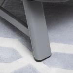 Stoppad Fåtölj Konverterbar till Gästsäng, Ergonomisk, Mörkgrå