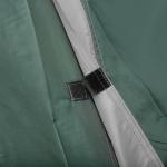 Tält För 2 Personer 190T Campingtält Med Pinnar Kupoltält Glasfiber Polyester Grå 325 X 183 X 130 Cm