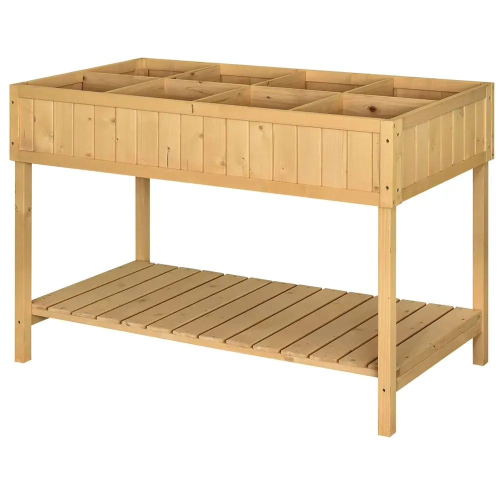 Upphöjd Odlingsbädd 8 Fack Planteringsbord
