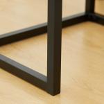 Konsolbord i Industriell Design, Skänk med 1 Skåp, Brun + Svart