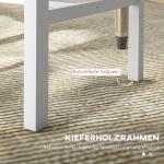 Set med 4 Köksstolar, Massivt Trä, Modern Design, Natur, 38,5 x 47,5 x 99 cm