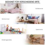 Förvaringshylla för Barn med 3 Non-woven Lådor i MDF, Spetssäker, Vit