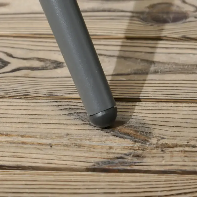 Trädgårdsmöbelset Sittgrupp Mörkgrå av Polyester och Metall