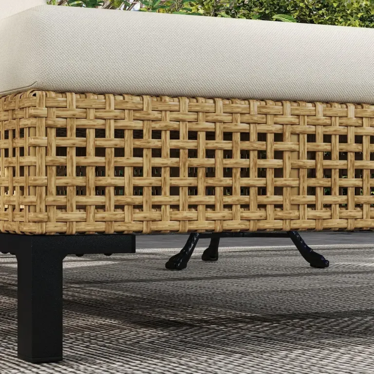 Solsäng i Konstrotting Solstol med Dyna 65 x 200 x 31 cm