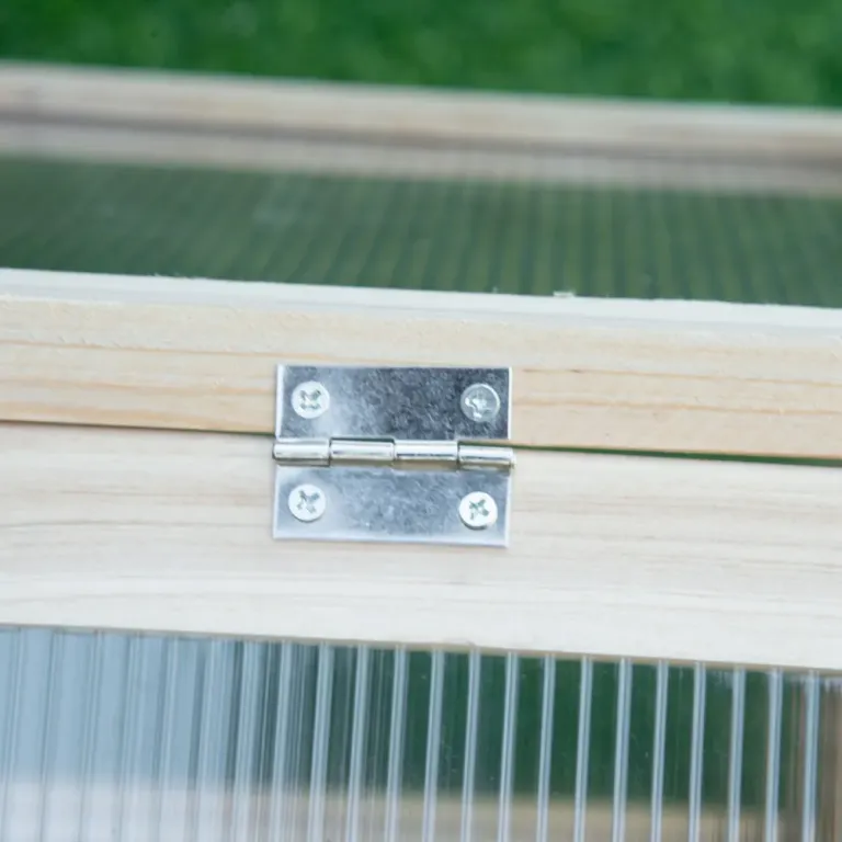 Drivbänk Miniväxthus Kallram med Lock 90 x 52 x 49,5 cm