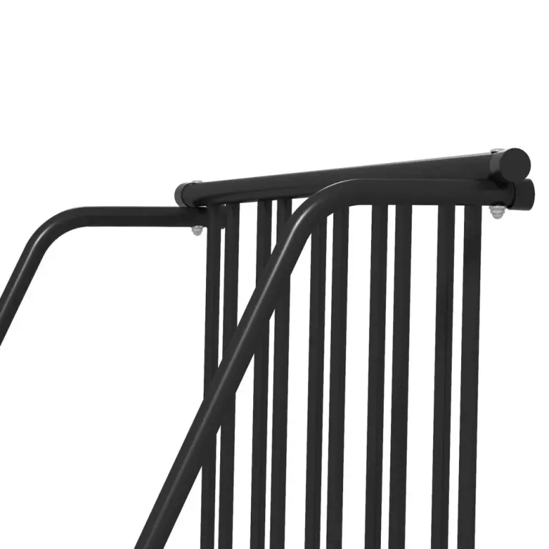 Cykelställ Cykelhållare Svart av Stål 114 x 58 x 75 cm