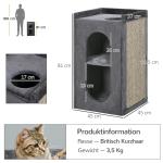 Katthus Kattlåda med Huva Grön av Plast för Stora Katter med 2 Utdragbara Golvbrickor och Skopa 52 x 60 x 42 cm
