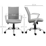 Kontorsstol, Snurrstol, Höjdjusterbar Hemmakontorsstol, Skum, Nylon