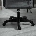Ergonomisk Kontorsstol med Massage, Bekväm Skrivbordsstol med Hög Rygg och Värme, Justerbar Arbetsstol för Hemmakontor, Grå